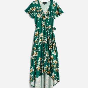 Fortune and Ivy midi Faux Wrap dress NWT (XL)